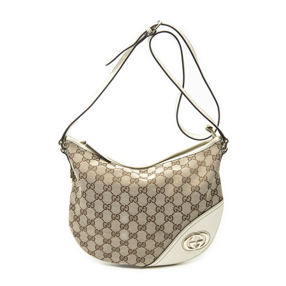 Gucci Medium New Britt Half Moon Crossbody